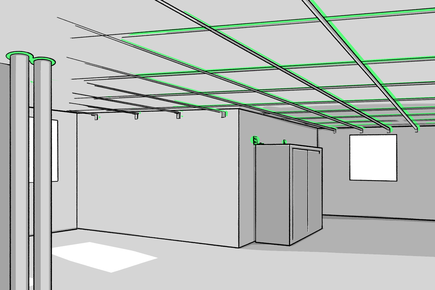 Les éléments non structuraux et autres installations et équipements doivent être correctement reliés à la structure porteuse afin de limiter les dommages en cas d'un séisme.